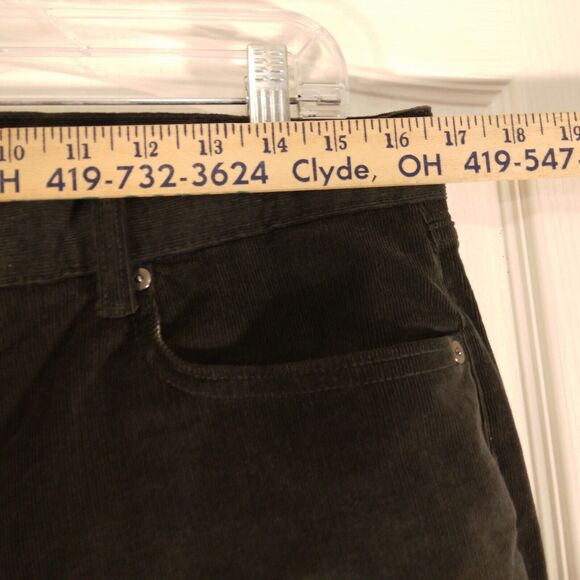 Banana Republic Corduroy pants mesn 32x32 gray slim fit 5-pocket straight leg - Picture 3 of 8